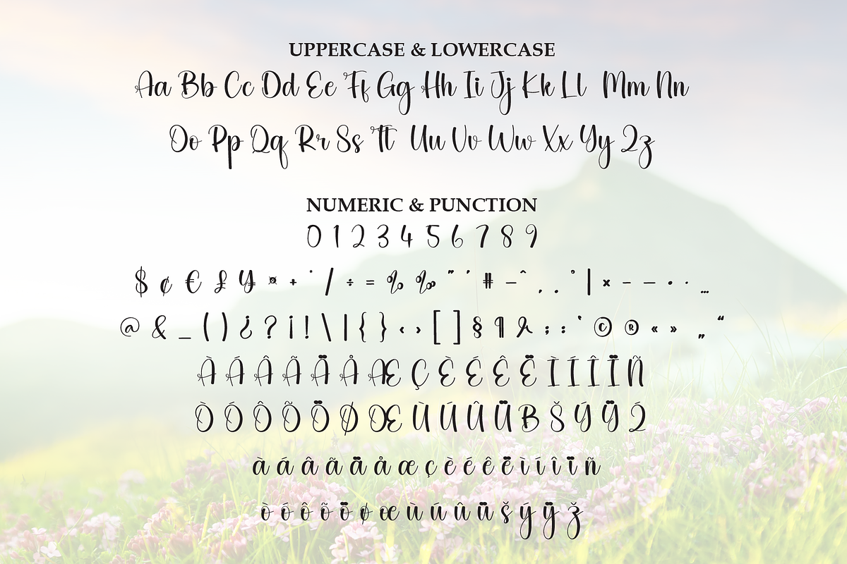 Highland | Script Font, a Handwritten Font by Scratchones (Photo 7 of 8)