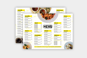 Restaurant Menu Template, a Flyer Template by Stock_Design