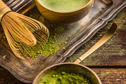 Matcha tea featuring matcha, whisk, and spoon, a Food & Drink Photo by Grafvision photography (Thumbnail 1 of 2)