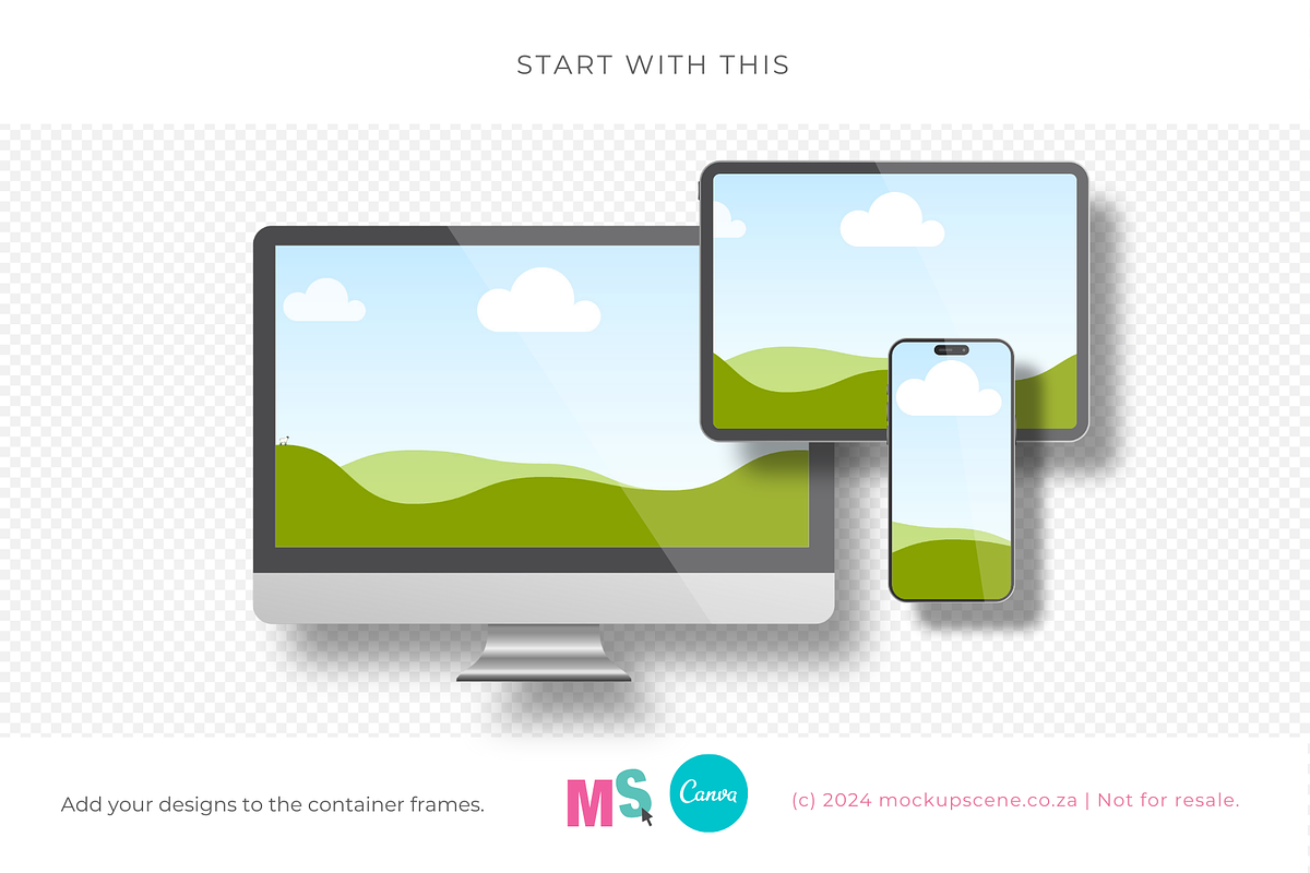 Digital Device Mockups for Canva, a Device Mockup by Mockup Scene (Photo 9 of 16)