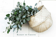 Greenery Basket Styled Stock, a Social Media Template by LaPorte Images (Thumbnail 1 of 2)