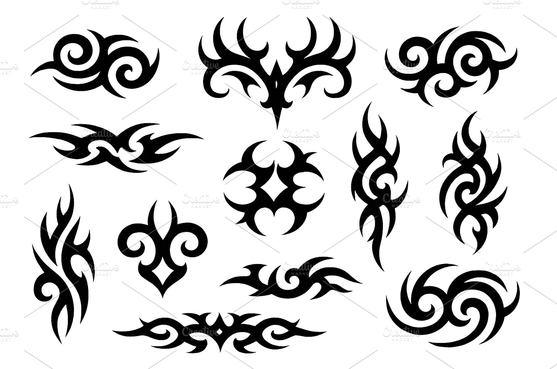Collection of intricate tribal, an Arts & Entertainment Photo by ZinetroN