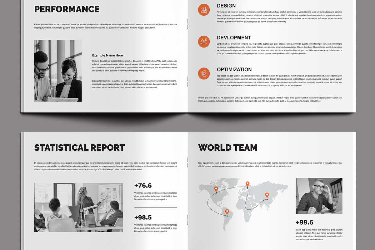 Annual Report Template, a Brochure Template by MightyDesign (Photo 3 of 8)