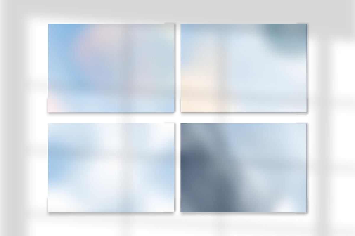 17+ Blue Gradient Backgrounds, a Background Graphic by The Journey Atelier (Photo 7 of 7)
