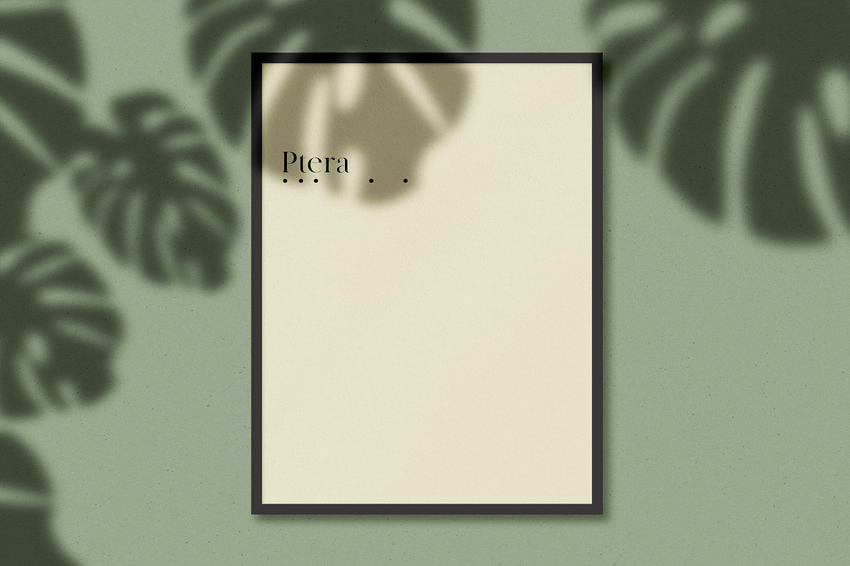 Ptera: All-in-One Poster Mockup Kit, a Print Template by Eugene Tantsurin (Photo 9 of 15)