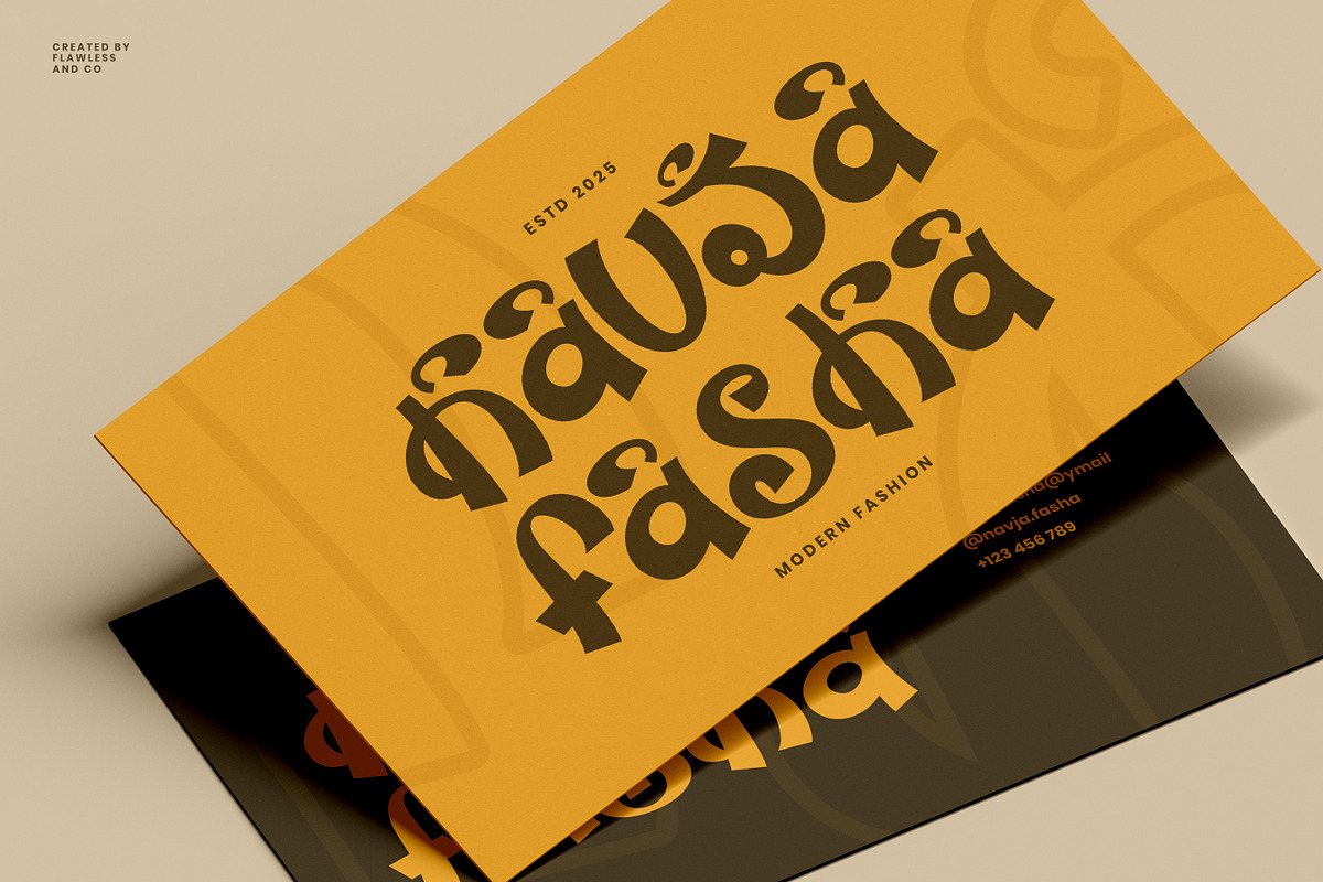 Jaisha - Hindi Display Font, a Font by Flawless And Co (Photo 4 of 10)