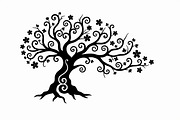 Detailed Tree Silhouette SVG Bundle, an Illustration by Amazin_art (Thumbnail 6 of 13)