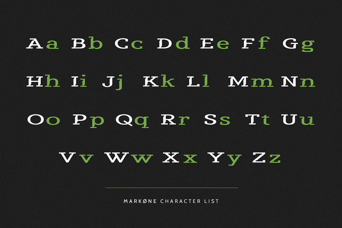 Markone - Display Slab Serif Font, a Slab Serif Font by Typia Nesia (Photo 2 of 12)