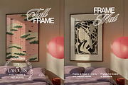DIN A Frame Vibrant Bedroom Mockup, an Advertising Mockup by WasMockups (Thumbnail 4 of 5)