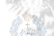 Watercolor Clipart - Holy BAPTISM, a Decorative Illustration by Beigetime (Thumbnail 9 of 14)