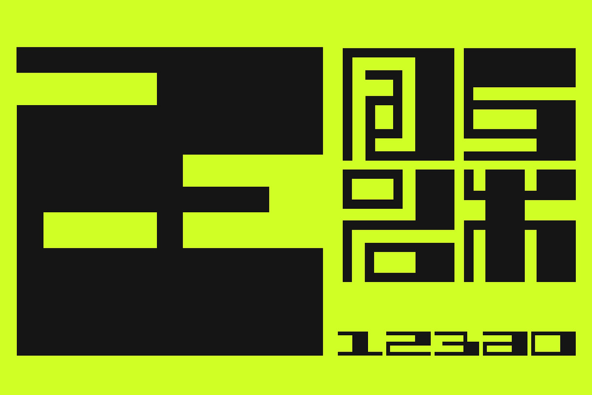 SK Phlegmatica — Heavy Display Font, a Font by Shriftovik Type Foundry (Photo 6 of 12)