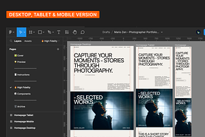 Mario - Photographer Landing Page