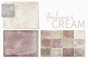 Strawberries And Cream Textures