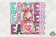 Happy Easter Png, Preppy Bunny Png, an Illustration by Craft Nest (Thumbnail 2 of 6)