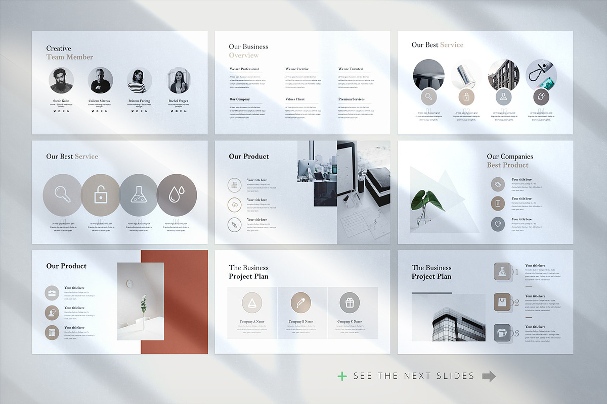 Minimal Business Plan Keynote, a Presentation Template by WhiteGraphic (Photo 8 of 14)