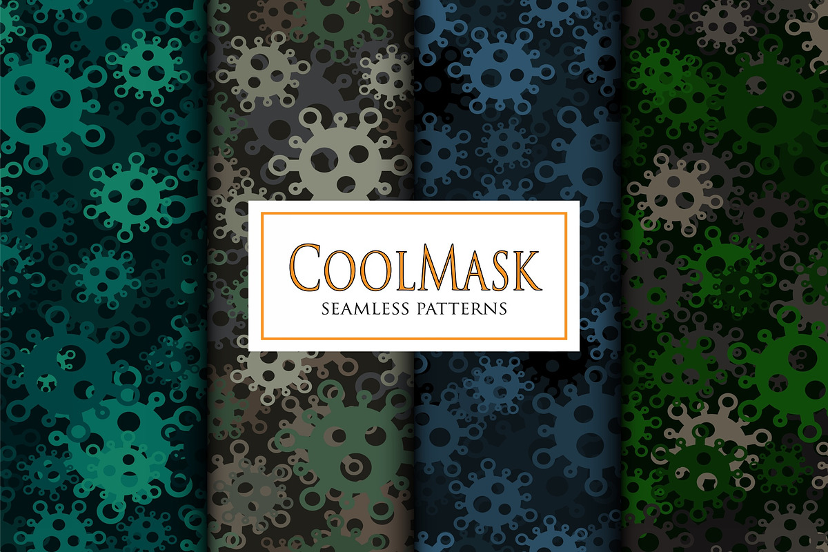 Cool virus mask digital camo prints, a Pattern Graphic by ArchonDigitalShop (Photo 3 of 8)