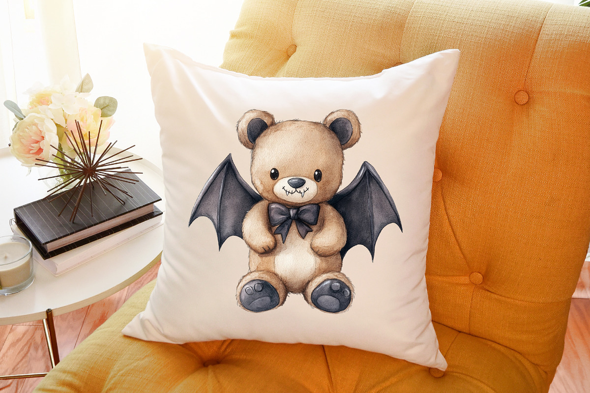 Halloween Cute Bear Clipart, an Illustration by Sublimation Artist (Photo 6 of 6)