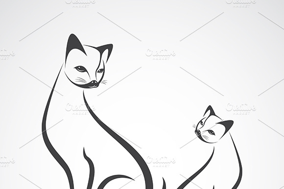 Vector Image Of An Cat Design