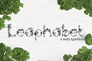 Leaphabet, a Serif Font by Kris Davie (Thumbnail 1 of 10)