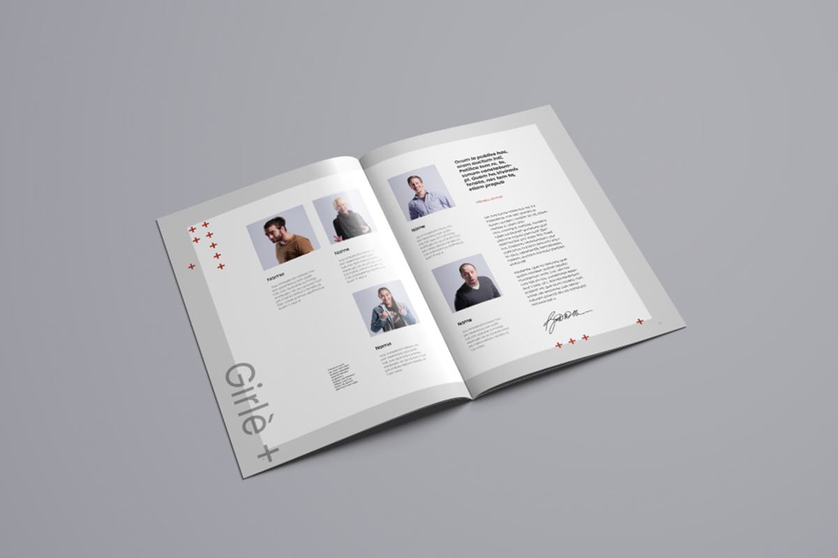 Indesign Magazine Template #7, a Magazine Template by spidergraph (Photo 3 of 7)
