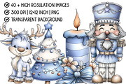 Christmas Clipart Bundle, an Illustration by Pixels.Craft (Thumbnail 4 of 6)