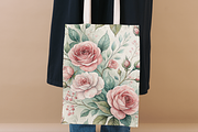 Shabby Chic Roses Seamless Pattern, a Pattern Graphic by FloridPrintables (Thumbnail 9 of 10)