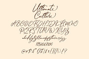 Ultimate Culture, a Script Font by Artic Type (Thumbnail 5 of 9)