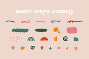 QUIRKY SPRING Playful Font Family, a Script Font by Anna Zakharchenko (Thumbnail 8 of 21)