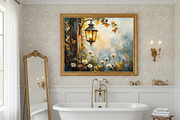 Autumn Lantern Oil Painting, a Background Graphic by Floraphoria (Thumbnail 2 of 15)