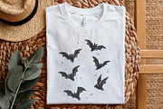 Minimal Flying Bats PNG, Spooky, an Illustration by SharpMarketplace (Thumbnail 5 of 9)