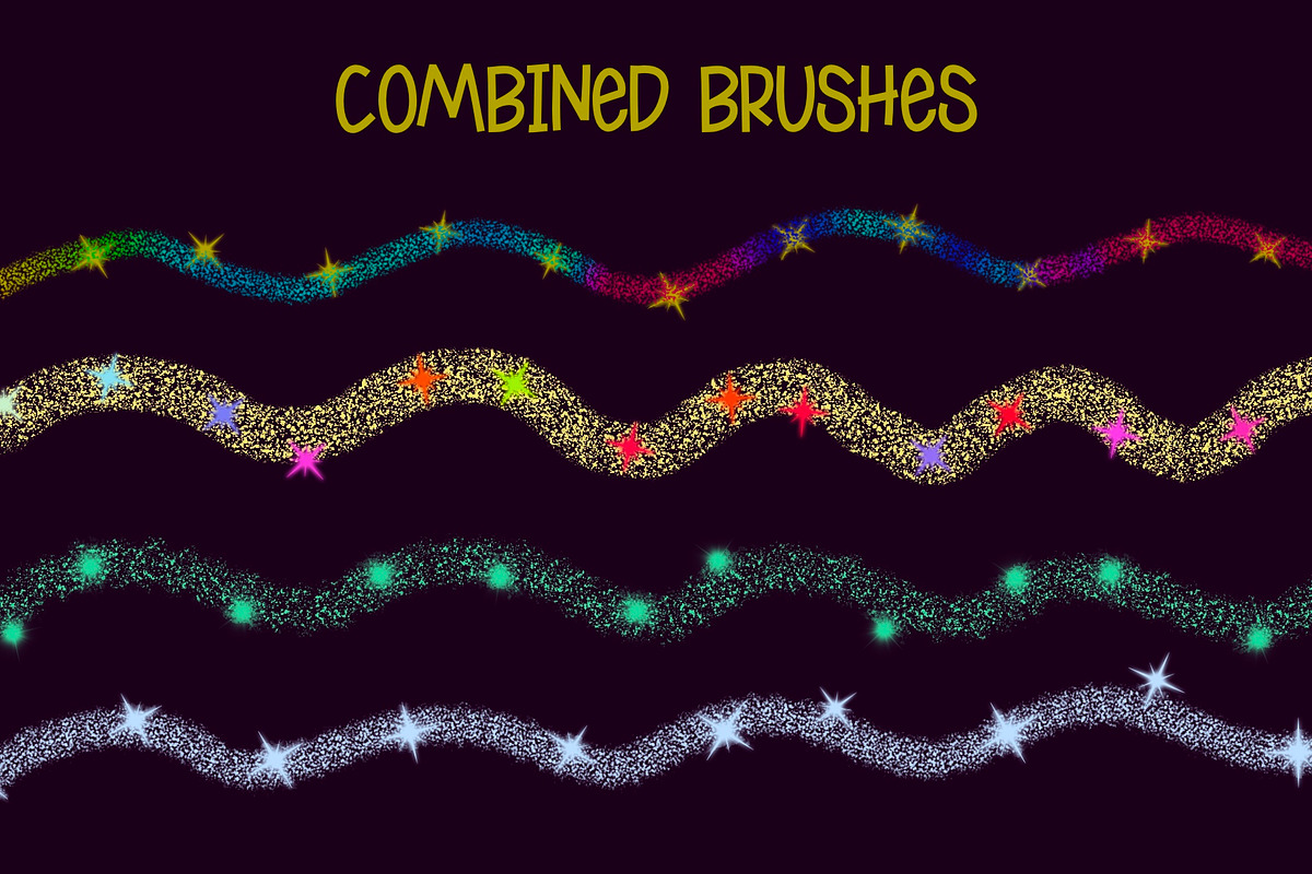 Shimmer Procreate Brushes, a Brush Add-On by Almazova Dolzhenko (Photo 6 of 11)
