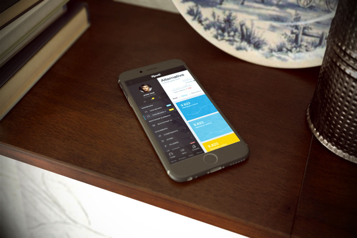 Root Bootstrap 4 Admin Template, a Bootstrap Template by creativeLabs (Photo 3 of 5)