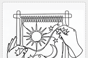 Manifestation Coloring Page, a Person Illustration by Nuvame Arts & Designs (Thumbnail 23 of 27)
