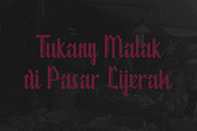 Ujang Bedog Typeface, a Font by Dega Syukurilah (Thumbnail 3 of 4)