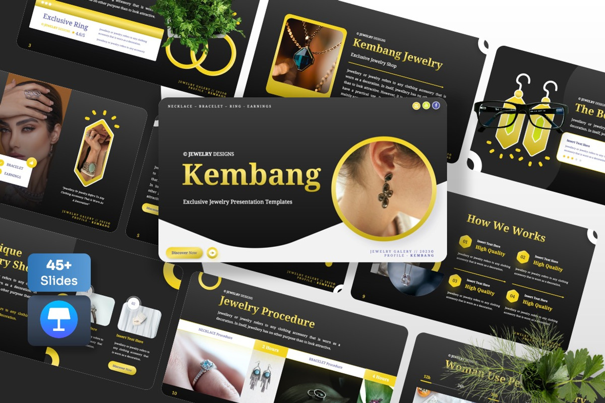 Kembang - Jewelry Keynote, a Presentation Template by Dhabee (Photo 1 of 8)