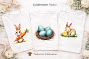 Watercolor Easter Clipart Elements, an Illustration by Artnoy (Thumbnail 6 of 8)