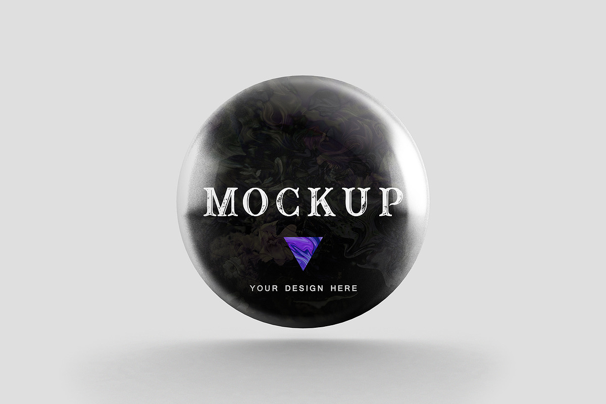 Pin Button Badge Mockup, a Product Mockup by Honnum Graphic Art (Photo 3 of 11)
