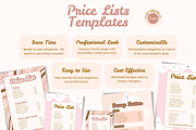 Bakery Price Lists Templates, a Marketing Template by Hell Yeah Designs (Thumbnail 5 of 5)