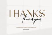 Chovilane Signature Austine Duo Font, a Sans Serif Font by Essentials Studio (Thumbnail 9 of 10)