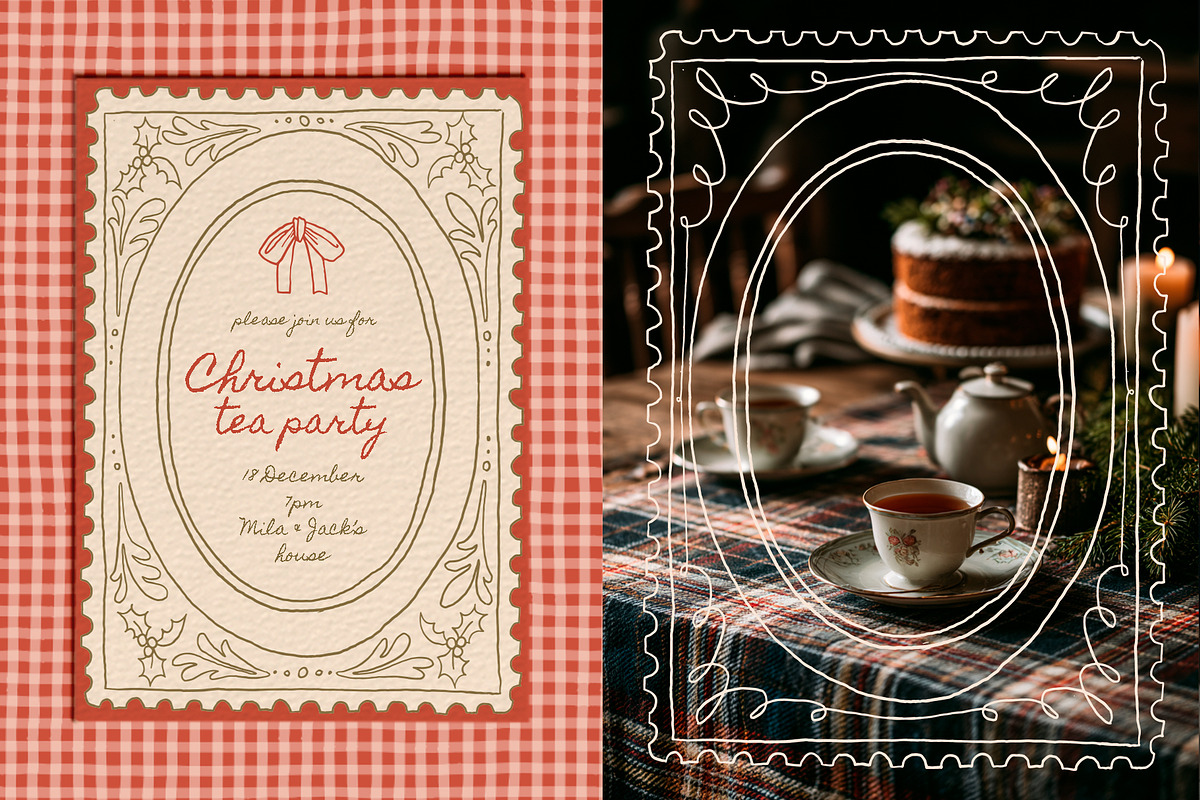 Cottagecore Christmas Club clip art, an Object Graphic by Cute Atelier (Photo 8 of 13)