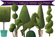 Fantastical Beast Garden Sculptures, an Illustration by Little Bunny Sunshine (Thumbnail 4 of 10)