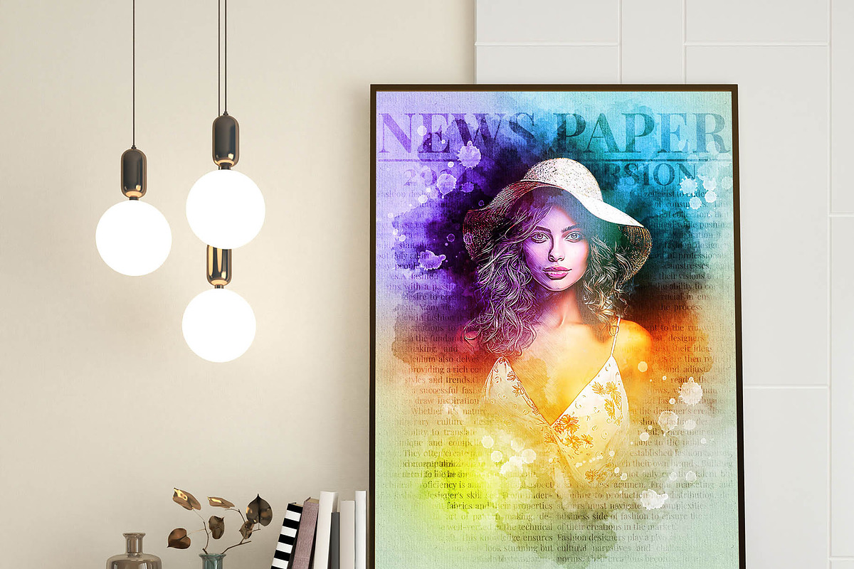 News Paper Mixed Media Art Effect, an Action Add-On by MRI STUDIO (Photo 15 of 43)