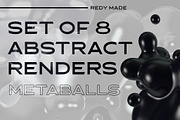 3d metaballs - 2 part, an Object Graphic by ghost friend's shop (Thumbnail 1 of 3)