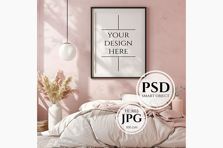 Frame Mockup, Wall Art Frame Mockup