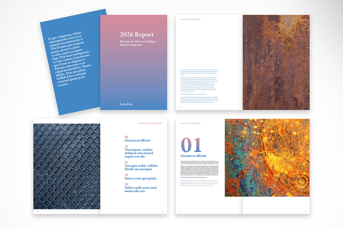 Corporate Annual Report Template preview 2