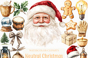 Neutral Christmas Clipart, an Illustration by Craft Nest (Thumbnail 1 of 6)