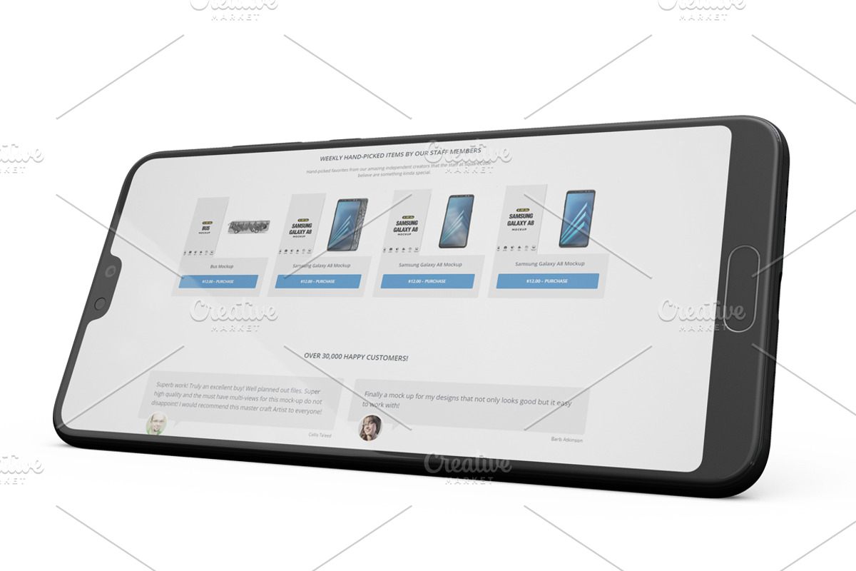 Huawei P20 Pro App Mockup Vol2, an Android Mockup by PixelMockup (Photo 17 of 17)