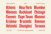 Times Avental Font, a Serif Font by Marvadesign (Thumbnail 6 of 12)