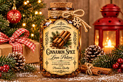 Vintage Christmas Apothecary Labels, a Seasonal Illustration by Rose Art (Thumbnail 3 of 3)