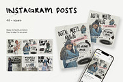 Indie Posters & Instagram Templates, a Social Media Template by Inartflow (Thumbnail 5 of 9)